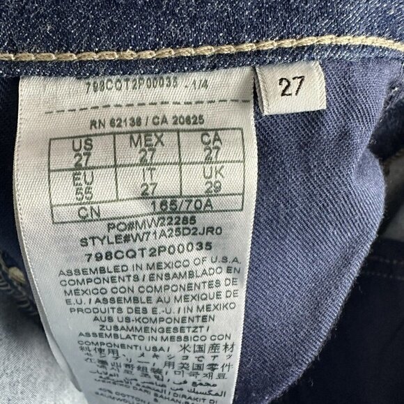 Guess Jegging Jeans Size 27 Capri Stretch Denim Blue - Picture 6 of 6
